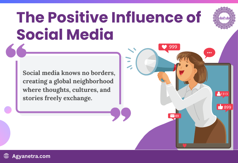 How can social media be used to affect positive change?