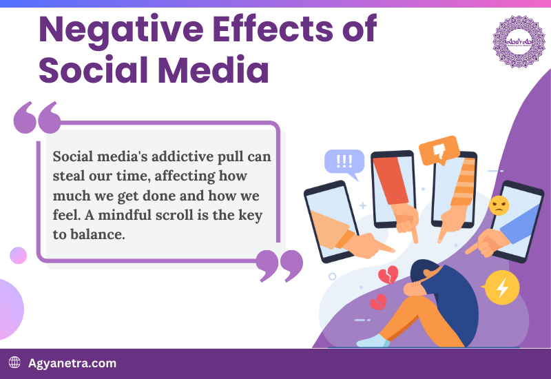 What are the negative effects of social media?