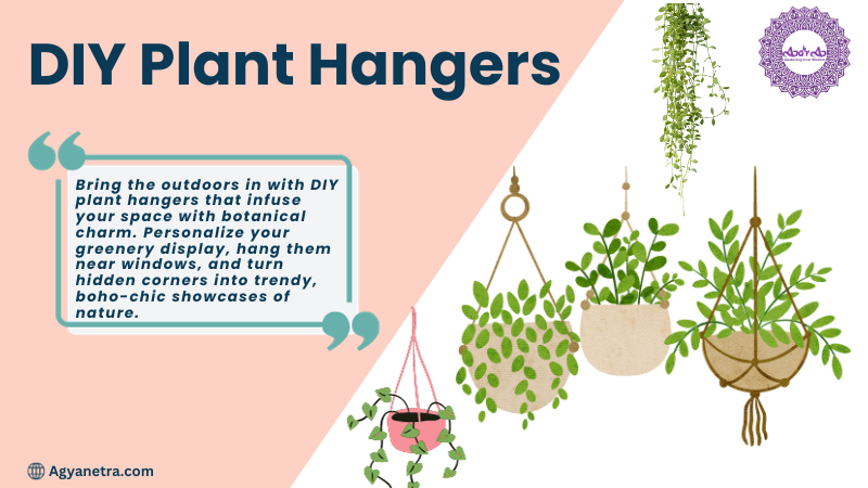 Cheap and Easy Home Decor Ideas Under 1000 DIY Plant hangers