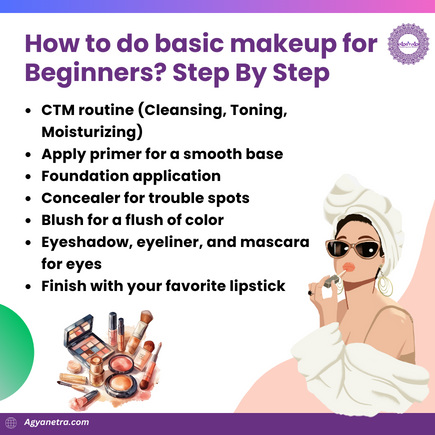 Read more about the article How to do basic makeup for Beginners?Step by Step (2024)