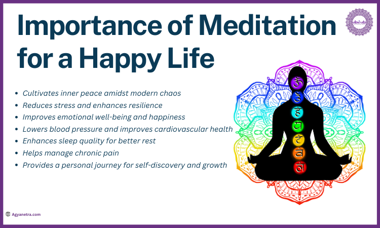 Importance of Meditation for a Happy Life