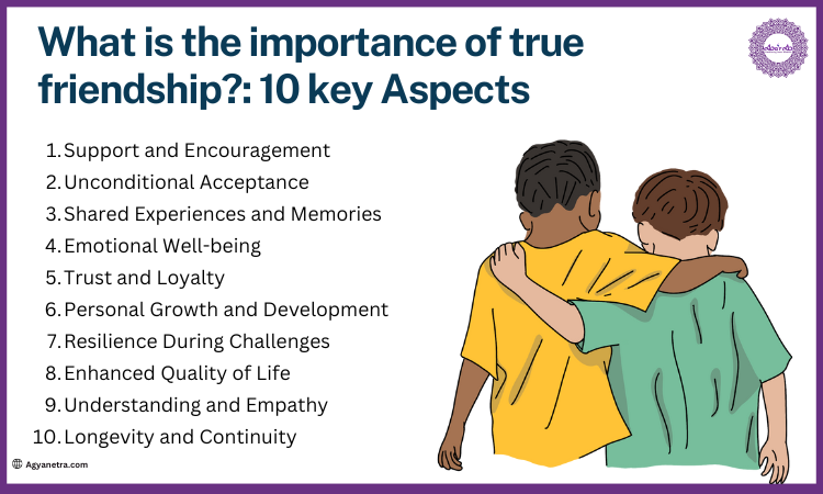 What is the importance of true friendship?: 10 key Aspects