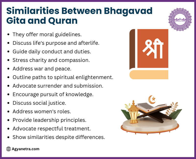 Read more about the article Similarities Between Bhagavad Gita and Quran