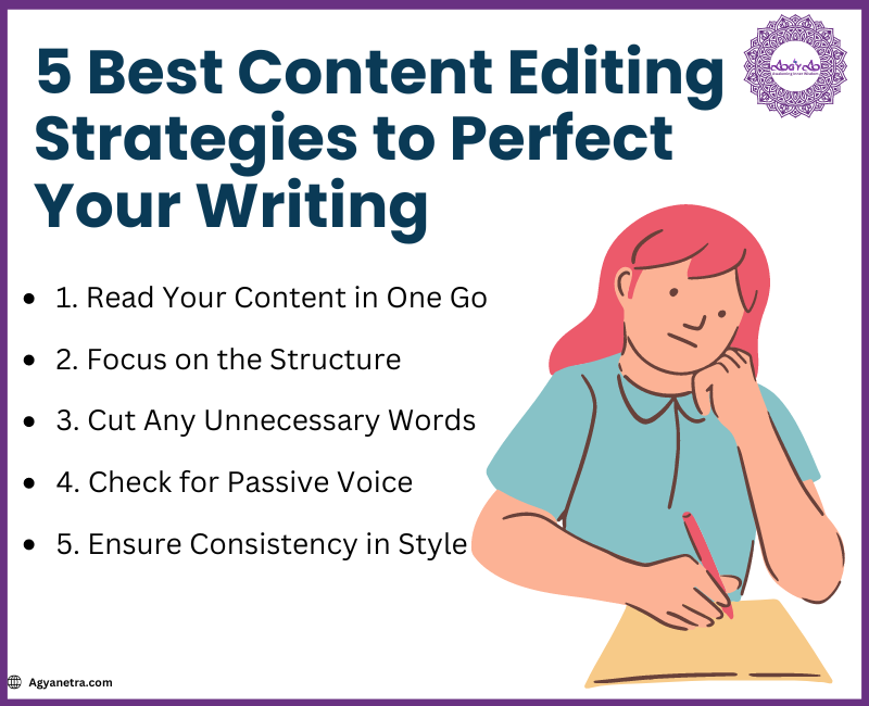 Read more about the article 5 Best Content Editing Strategies to Perfect Your Writing in 2024