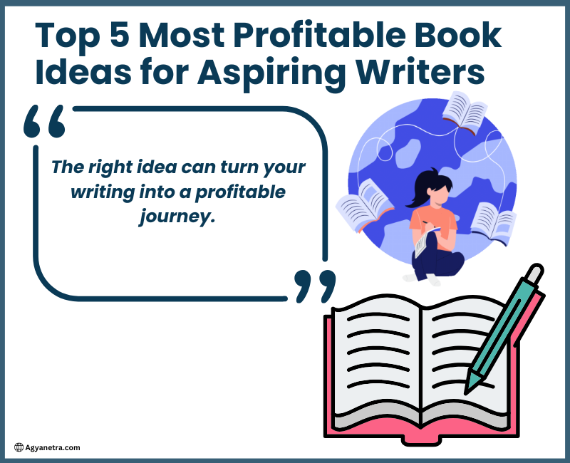 Read more about the article Top 5 Most Profitable Book Ideas for Aspiring Writers in 2025