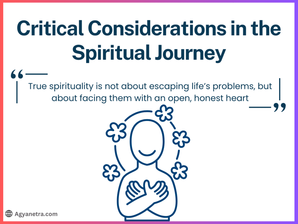 Critical Considerations in the Spiritual Journey