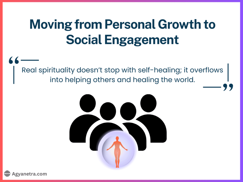 Moving from Personal Growth to Social Engagement