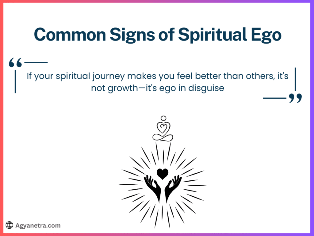 Common Signs of Spiritual Ego