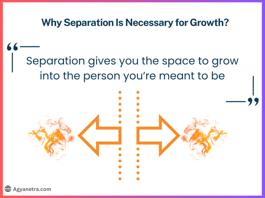 Why Separation Is Necessary for Growth