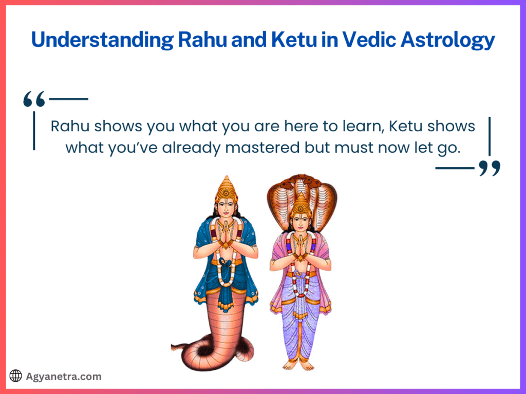 What is the role of Rahu and Ketu in astrology?