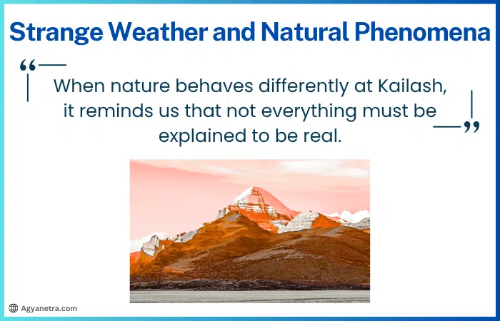 Strange Weather and Natural Phenomena