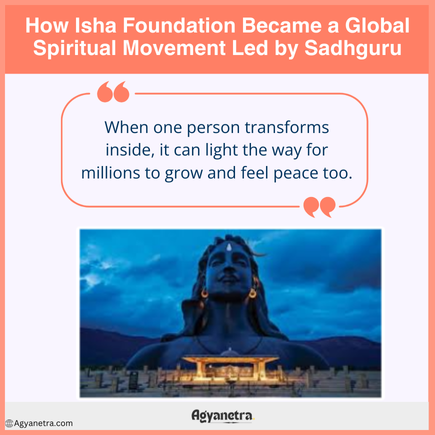 Read more about the article How Isha Foundation Became a Global Spiritual Movement Led by Sadhguru