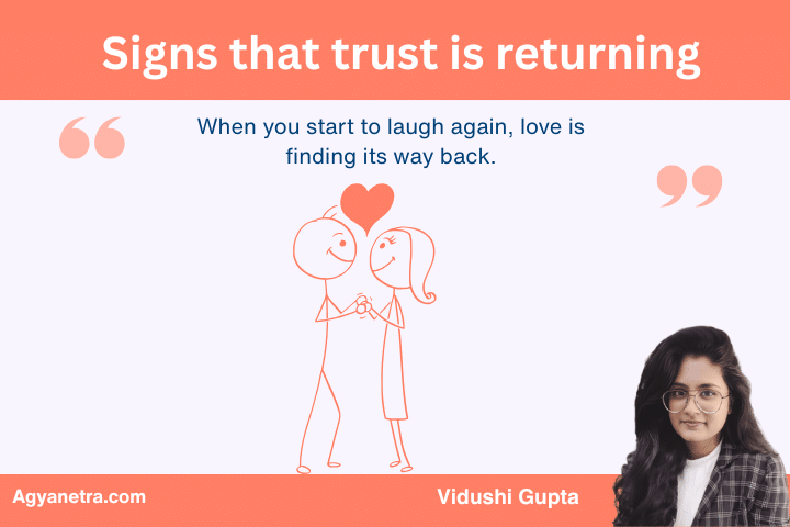 Signs that trust is returning