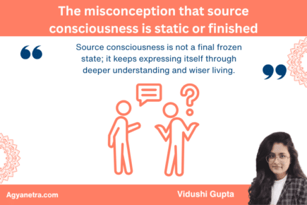 The misconception that source consciousness is static or finished