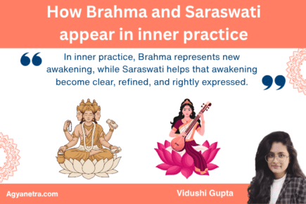 How Brahma and Saraswati appear in inner practice