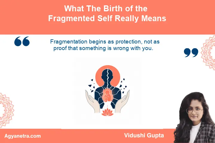 Understanding the Meaning of the Fragmented Self Birth of the Fragmented Self: Conceptual illustration of identity dividing into protective parts during early development