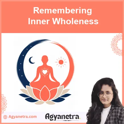 A peaceful person reflecting on inner wholeness and the deeper Self
