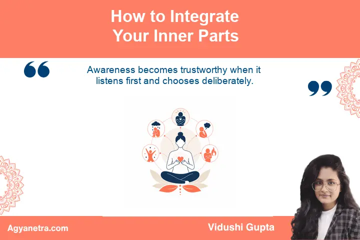 Inner parts coming into harmony through mindful awareness