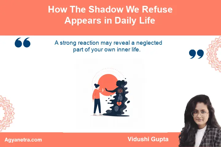 Recognising Shadow Patterns in Daily Life A person observing emotional reactions and hidden patterns in daily life