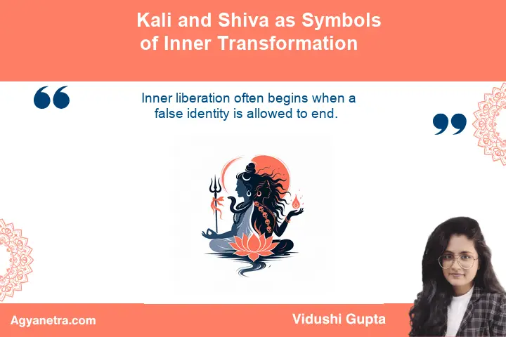 Kali Shiva and Inner Transformation Spiritual symbolism of releasing false identity and welcoming inner transformation