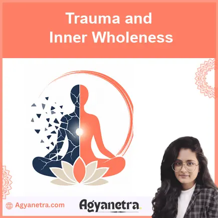 A calm symbolic representation of divided consciousness returning to inner wholeness