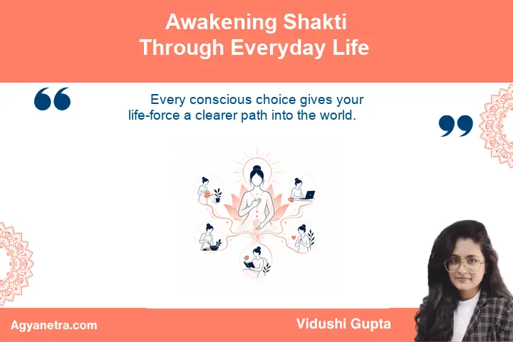 Calm daily spiritual practice supporting the awakening of Shakti