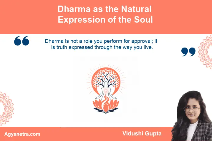 A peaceful figure expressing inner truth and soul alignment