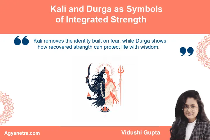 Symbolic spiritual artwork representing fierce and compassionate strength