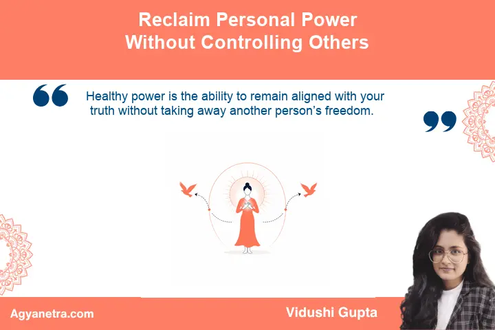 Calm person standing firmly with confidence and clear boundaries