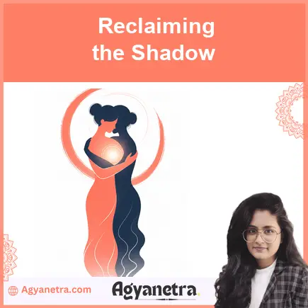 Person bringing hidden parts of the self into conscious light