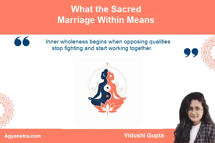 Two complementary inner energies meeting in a balanced sacred union