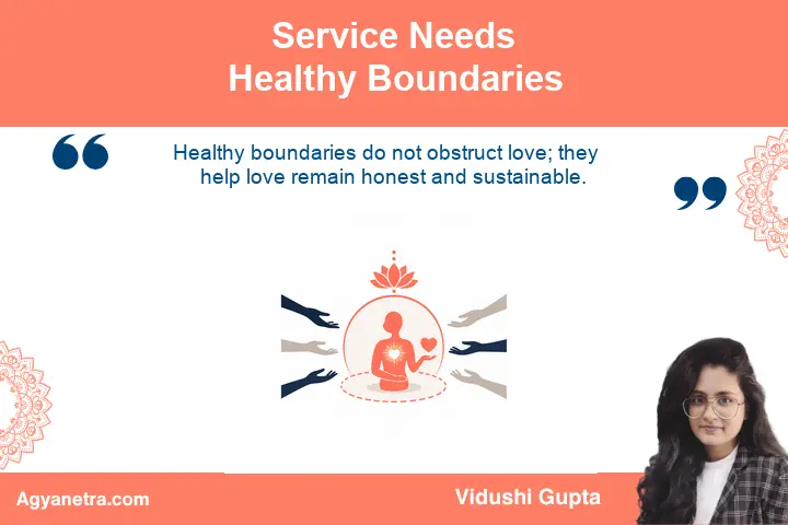Balanced lamp representing self-care and healthy boundaries in service