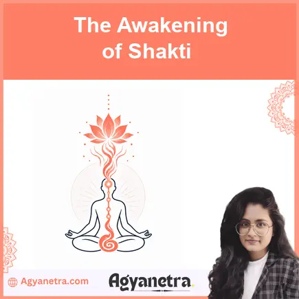 Symbolic depiction of Shakti awakening as luminous life-force energy