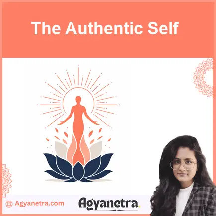 A peaceful person discovering the authentic Self beneath protective identities