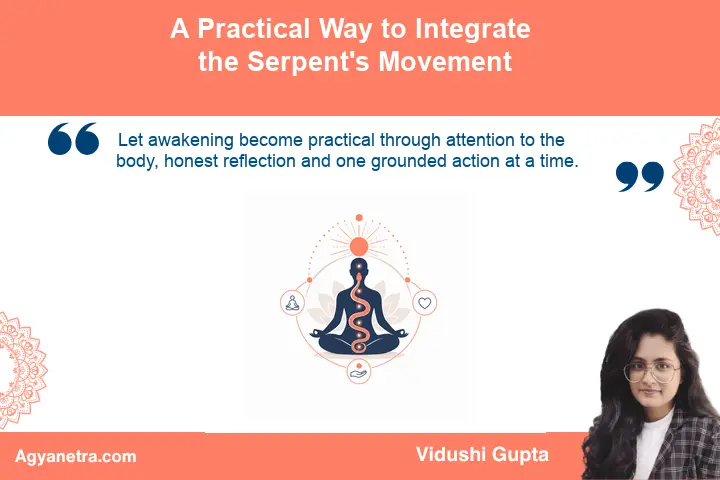 Grounded meditation for integrating the movement of Kundalini