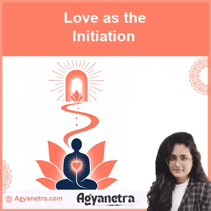 Person reflecting on love as a path of spiritual awakening