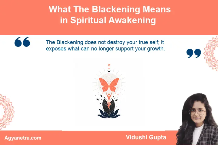 What The Blackening Means in Spiritual Awakening: Dark alchemical landscape symbolizing Nigredo during spiritual awakening
