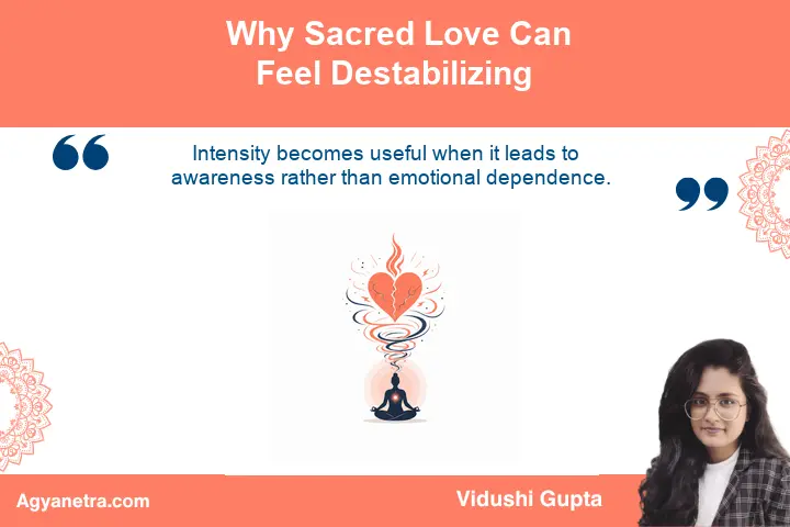Reflective person grounding themselves during an intense emotional experience