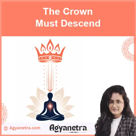 Spiritual light descending from the Crown into the body and Earth