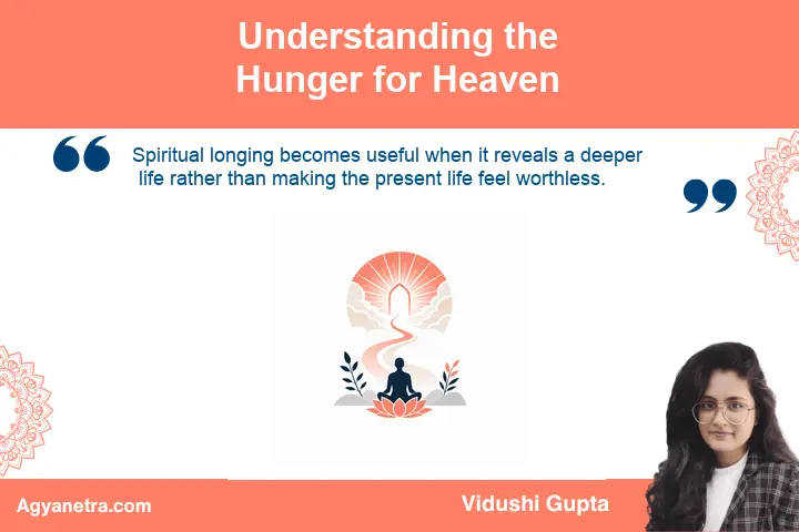 A contemplative person beneath a wide starlit sky The Hunger for Heaven